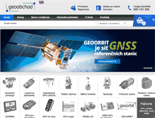 Tablet Screenshot of geoobchod.cz